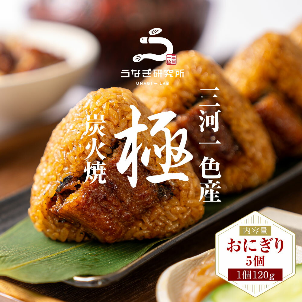 【ふるさと納税】三河一色産うなぎ使用 うなぎおにぎり5個・R011 愛知県 西尾市 送料無料