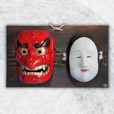 ふるさと納税 高千穂町 高千穂神楽面(対・塗り) |  | 03