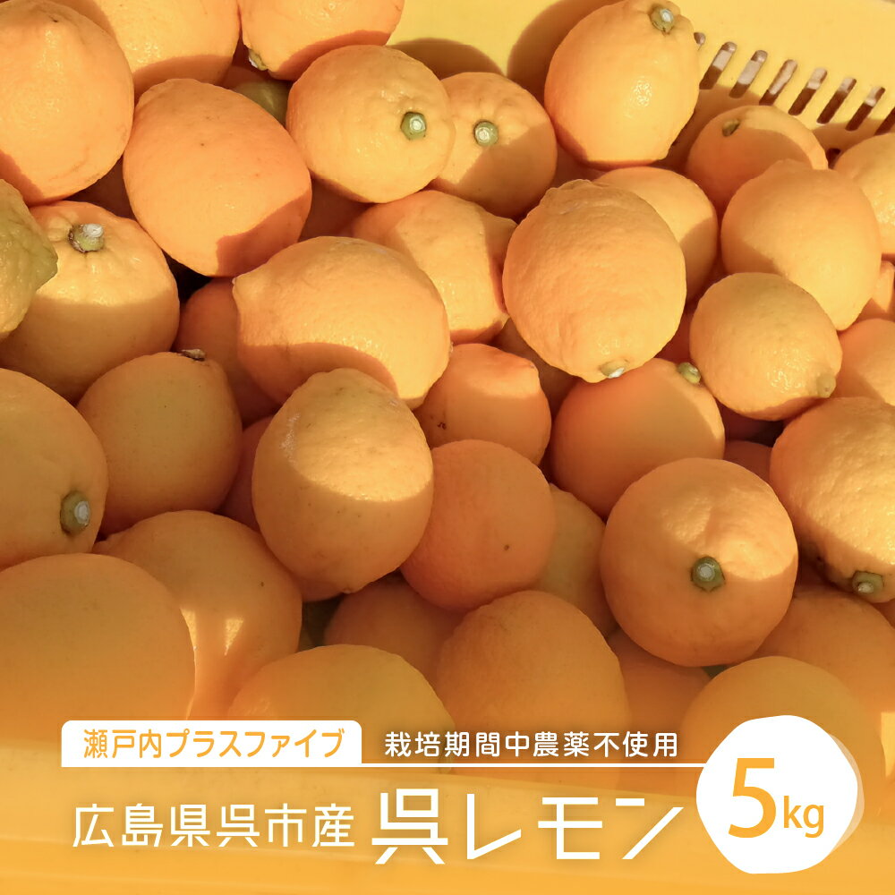 【ふるさと納税】先行予約 広島県 呉市 大崎下島産 レモン 約 5kg【2025年10月初旬～発送】瀬戸内 檸檬 生産量日本一 広島県産 産地直送 送料無料 果物 フルーツ 柑橘 12月初旬までは グリーンレモン それ以降は イエローレモン お取り寄せグルメ 国産 先行受付
