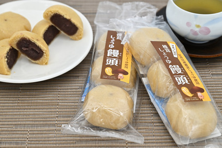 就労支援センター　すまっしゅ　乾燥椎茸と和菓子セット(どら・まんじゅう）