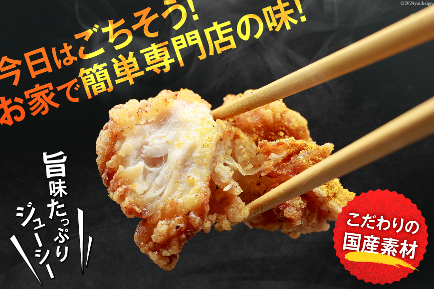 唐揚げ ごちから カレー味 300gx3袋(計900g) [からあげ専門店おっSAMA 石川県 宝達志水町 38600909] からあげ から揚げ 冷凍食品 揚げ物 おかず お弁当 惣菜 大容量 冷凍