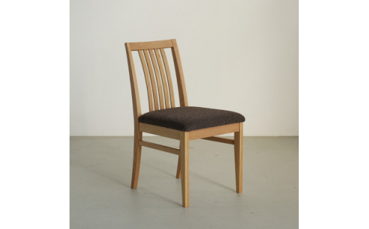 ダイニングチェア　オークランドB　オーク　大川家具(福岡県)【1369495】