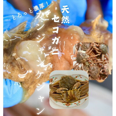 【ふるさと納税】【漁師特製】セイコガニカンジャンケジャン5杯【配送不可地域：離島】【1499159】