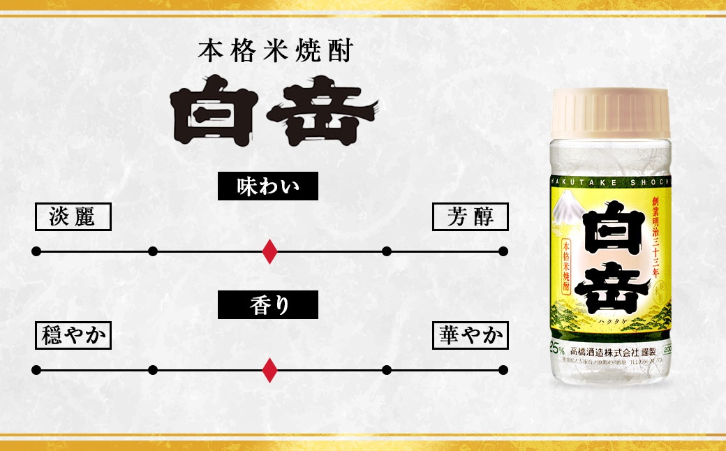 白岳ペット 200ml 5本セット
