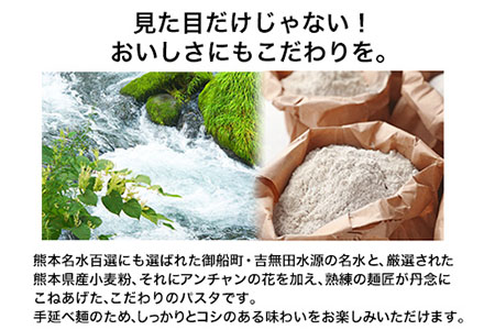 御船町 福永幸山堂のそらいろパスタ 6個入り《30日以内に出荷予定(土日祝除く)》熊本県 御船町 福永幸山堂 パスタ 青いパスタ