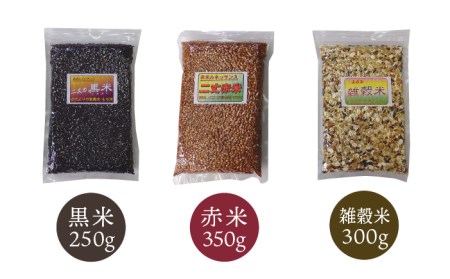 全5回定期便（月1回） 赤米・黒米・雑穀米 健康ごはんのお米セット 二丈赤米産直センター《糸島》[ABB018] 雑穀 国産 米 黒米 赤米 栄養満点 もち もち黒米 古代米 定期便