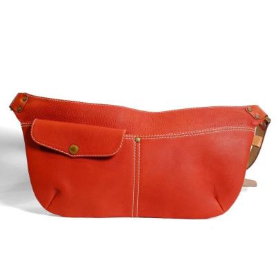 ふるさと納税 栃木市 天神ワークス ナプロンバックNB01【RED】