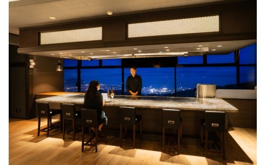 【1泊2食付きペア宿泊券】別邸 天降る丘 Lueur Gastronomieコース＜menu Lueur＞プラン(天降る丘/IB103-001)   宿泊 宿泊券 ホテル 指宿 鹿児島 宿 旅行 旅