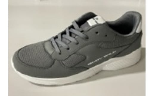 「BODY WILD」紳士用　スニーカー　BMS 1575 　（グレー／26.5cm）