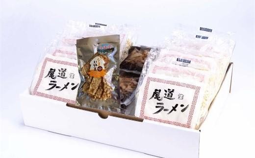 
                  【お中元ギフト】☆壱番館セットの決定版・尾道ラーメン・のしいか角天セット10食 箱入り
                
