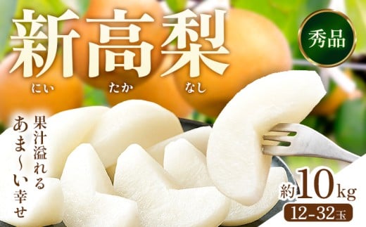 【2026年先行予約】新高梨 約10kg (12〜32玉) 日本フルーツ株式会社《9月上旬-10月上旬頃出荷》熊本県 長洲町 新高梨 梨 果物 フルーツ スイーツ デザート ギフト ご贈答
