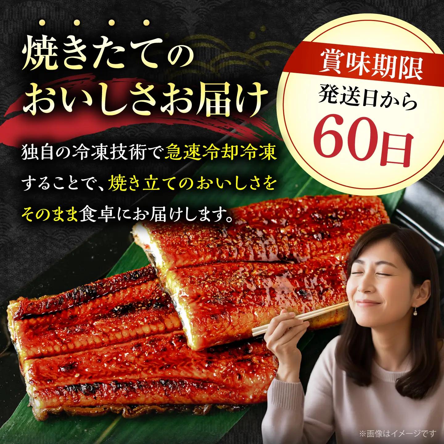 【全2回定期便】福岡県産 うなぎ 蒲焼 大2尾 VAD034 うなぎ