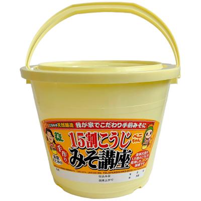 ふるさと納税 山形市 秋に完成!おうちで簡単手前味噌「15割こうじ簡単セット3.8キロ桶」 FZ26-721 |  | 01