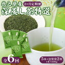 【ふるさと納税】 【2ヶ月定期便・6回発送】 深蒸し茶 特選 5本 + 包装 袋 2枚 深蒸し 茶 お茶 国産 美味しい 日用品 日常 静岡県 牧之原市