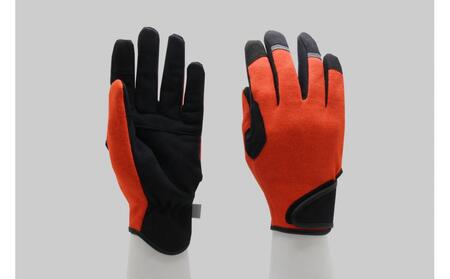 アウトドア×防災 Wearable Protector Glove (サイズM×オレンジ)