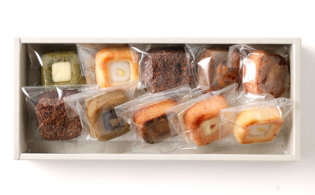 ティグレ 10個BOX スイーツ お菓子 焼き菓子 焼菓子 チョコレート レモン いちご 抹茶 ほうじ茶 ブリュレ 紅茶 食べ比べ しっとりフレーバー 冷凍 福岡県 北九州市