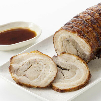 【ふるさと納税】肉のプロが作った秘伝の味　手作りジューシーバラ焼豚 カナダ産　400g×2本【配送不可地域：離島】【1637251】