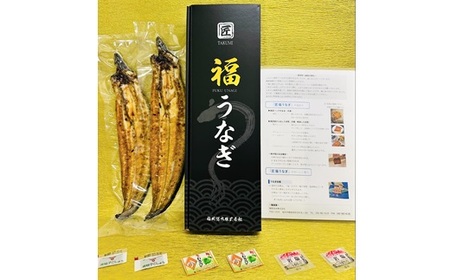 AF095.国産うなぎ白焼2尾（計400～500g）