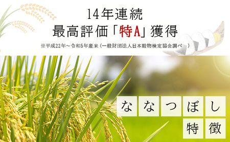 令和7年産!ファーム坂口の特別栽培米 ななつぼし玄米 30kg (30kg×1袋)