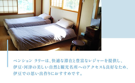 ペンションラリー テニスコート利用券 1時間分 【休日(土日祝)】 クーポン チケット テニスコート ペンション レジャー スポーツ 静岡 河津町