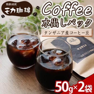 ふるさと納税 佐伯市 メール便でお届け! コーヒー 水出しパック タンザニア産コーヒー豆 (50g×2袋)