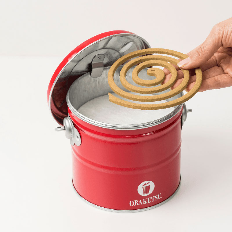 ミニ蚊遣りオバケツ　蚊遣り 虫よけ バケツ おしゃれ  日本製 蚊取り線香