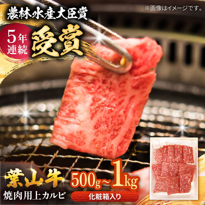 【ふるさと納税】【着日指定必須】【選べる容量！】葉山牛 焼肉用上カルビ 500g〜1kg / 牛肉 牛 肉 お肉 国産 赤身肉 やきにく 焼き肉 カルビ かるび 上カルビ 上かるび BBQ ブランド牛 和牛 黒毛和牛 国産牛 贈答 ギフト 冷凍 葉山 【有限会社葉山旭屋牛肉店】[ASAP025]