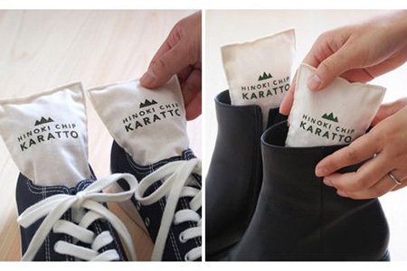 ひのきの力で消臭＆除湿 ひのきシューズドライ「KARATTO」（ひのき木部オイル付き）【飛騨フォレスト】【43-6】