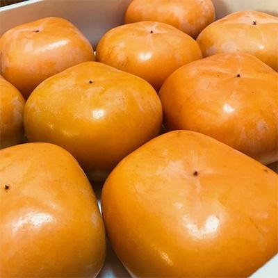 ふるさと納税 九度山町 【柿のふるさと】とっても大きいサイズのたねなし柿　クイーンパーシモン　4L〜7Lサイズ　約4kg入り