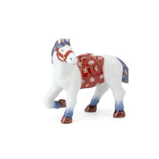 有田焼 染錦午 置物【源右衛門窯】干支 午 うま 縁起物 お正月 インテリア 150000円 15万円 A150-73_イメージ4