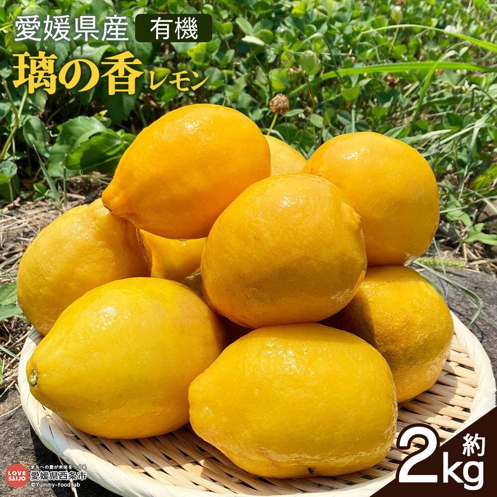 【ふるさと納税】＜愛媛県産有機レモン 璃の香 約2kg＞ ※2025年11月中旬～2026年1月末迄に順次出荷 りのか 果物 くだもの フルーツ 野菜 れもん 檸檬 アレンジ料理 ご飯 飲み物 ドリンク スイーツ 食品 薬味 遠赤青汁株式会社 愛媛県 西条市 【常温】