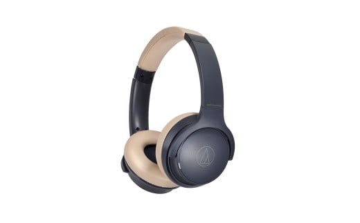 【H】オーディオテクニカ　ワイヤレスヘッドホン ATH-S220BT NBG(ネイビーベージュ)