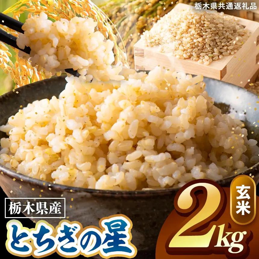 令和8年度産 先行予約 とちぎの星 玄米 約2kg