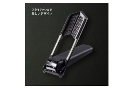 ＜独自機構でワンランク上の上質な切り心地＞■AUGER　ツメキリMサイズ　Revolver◇貝印(HC2301)