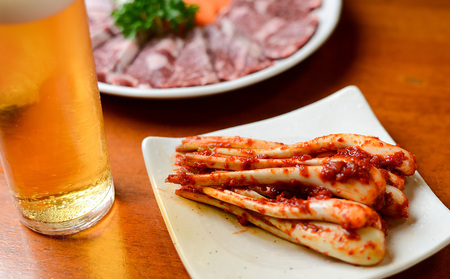 【韓国鉄板料理 久ー韓】久米島産「島らっきょうキムチ」4パック