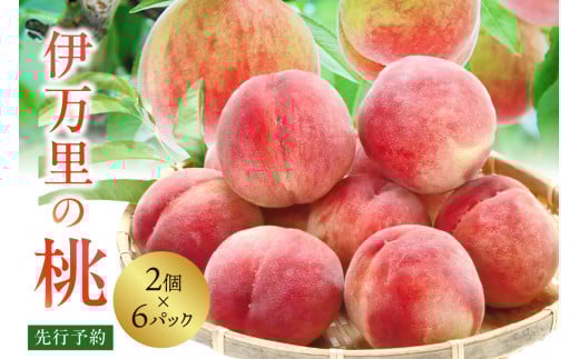 【先行予約】伊万里の桃 2個×6パック 178-B970