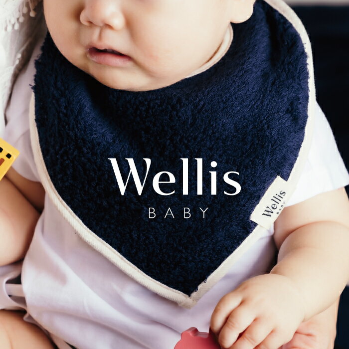 【ふるさと納税】Wellis BABY【大切なお子様を優しく包む】スタイ（Lサイズ）（009_5219）