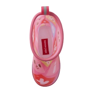 E157(ピンク/15cm)ミキハウス レインブーツ(ピンク) 15cm【mikihouse 長靴 ながぐつ レインシューズ 男の子 女の子 こども キッズ 雨グッズ 通園 通学 靴 ファッション カ