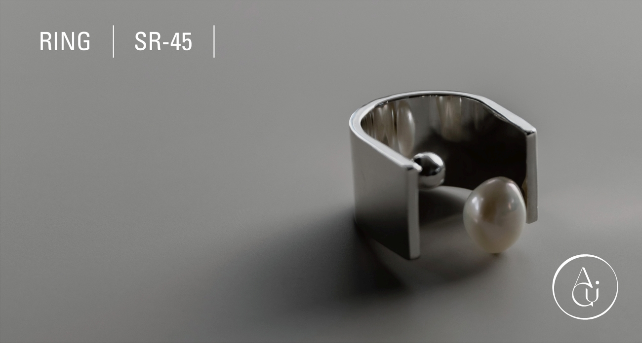 【ANA限定】WhitespaceパールリングSR45SV※必ずリングサイズを備考欄へご明記ください【配送不可地域：沖縄県】