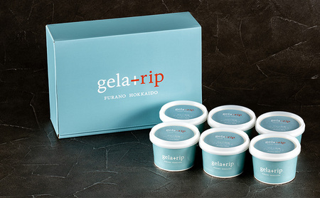 ≪3ヵ月定期便≫ びえい牧場ジャージーミルクジェラート6個 gelatrip's selection 北海道 上富良野町 アイス