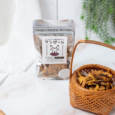 ふるさと納税 ひたちなか市 茨城県産ほしいもの未利用部分を使用した犬の無添加おやつ(フレークタイプ 30g×8袋)