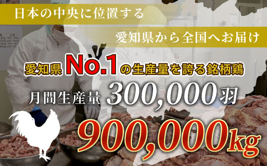 愛知県産 銘柄鶏 奥三河どり 半羽 小分け 約 0.9ｋｇ 鶏肉セット 国産 冷凍 生 生鶏 チキン クリスマス パーティー バーベキュー BBQ アウトドア キャンプ ダッチオーブン チキン 鶏肉 