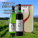 【ふるさと納税】下北ワイン　赤白　セレクションセット　720ml×2【配送不可地域：離島】【1267966】