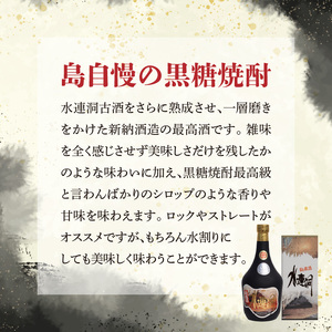 水連洞秘蔵酒 40度 720ml 1本 （ 箱入 ） C047-014-01 酒 アルコール 焼酎 黒糖焼酎