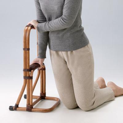 ふるさと納税 山形市 籐起立補助スタンド2段 (ブラウン) FZ25-985 |  | 01