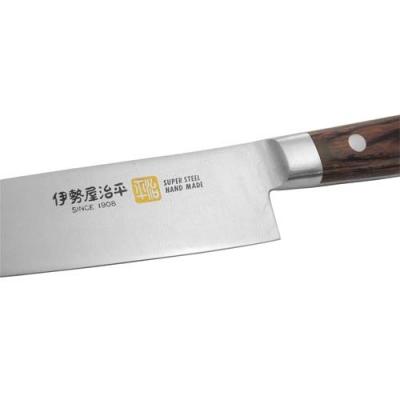 ふるさと納税 関市 ペティ150mm 伊勢屋治平 モリブデン鋼 口金付 マホガニーパッカー柄 (B-2) |  | 01