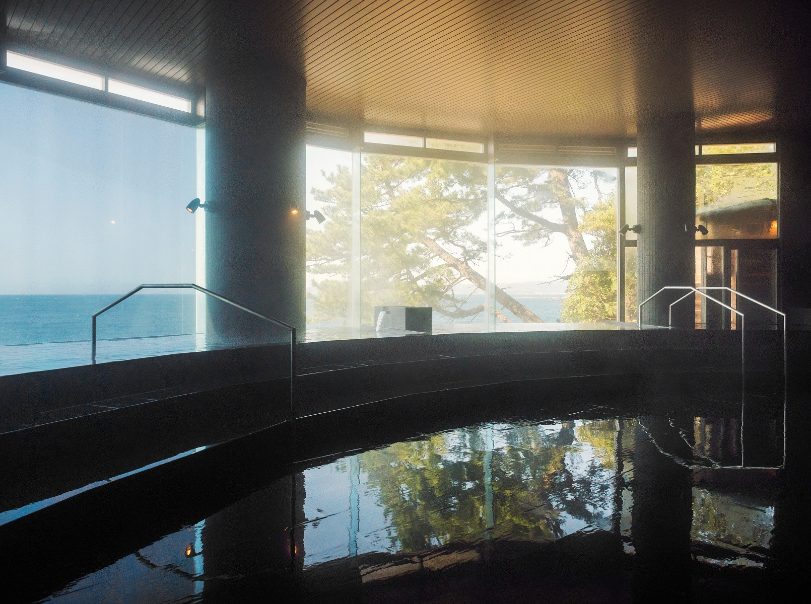 ［SHIRAHAMA KEY TERRACE ホテルシーモア］ペア日帰り入浴券 昼食付《熊野牛ハンバーグ御膳料理》