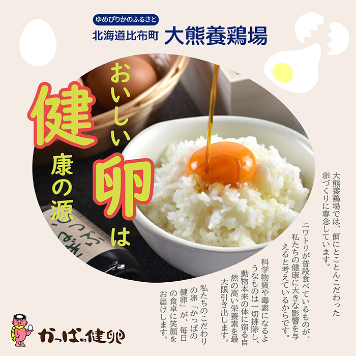 かっぱの健卵２０個（３か月定期便）