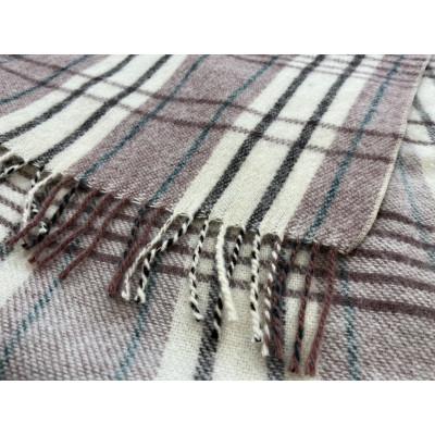 ふるさと納税 泉大津市 ウール100%　可愛いチェック柄のウールひざ掛け　大判サイズ(70×140cm)　AW-502 |  | 02