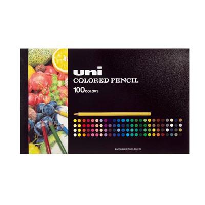 ふるさと納税 飯豊町 Uni colorペンシル 100色セット